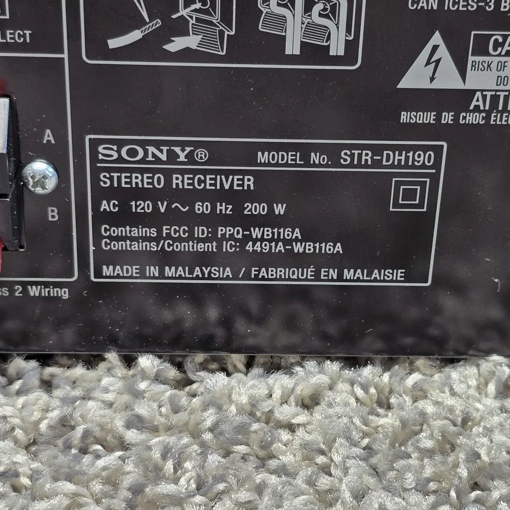 Sony str dh190